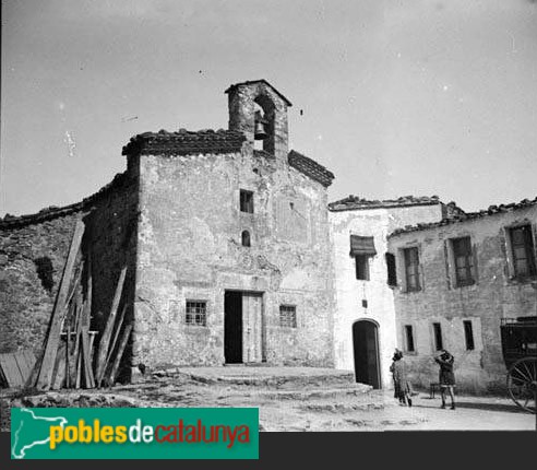 Fogars de Montclús - Ermita de Santa Fe del Montseny (Foto: <i>Eduard Royo -Arxiu Fotogràfic Centre Excursionista de Catalunya-</i>, 1890-1920) Fogars de Montclús - Ermita de Santa Fe del Montseny