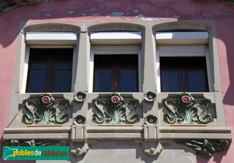 Casa Maria Sàbat (Casa Rigol) (Foto: Albert Esteves, 2013) Casa Maria Sàbat (Casa Rigol)