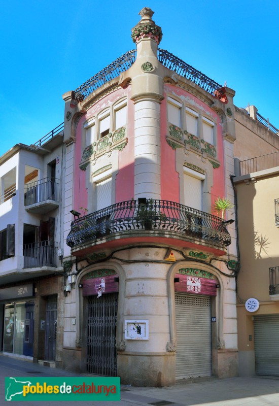 Casa Maria Sàbat (Casa Rigol) (Foto: Albert Esteves, 2024) Casa Maria Sàbat (Casa Rigol)