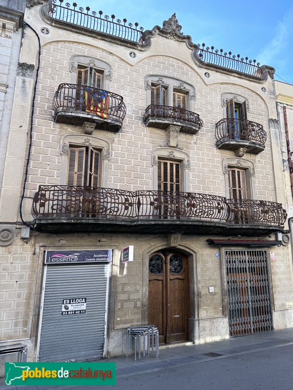 Sant Sadurní d'Anoia - Casa Lluís Mestres (Foto: Albert Esteves, 2024) Sant Sadurní d'Anoia - Casa Lluís Mestres