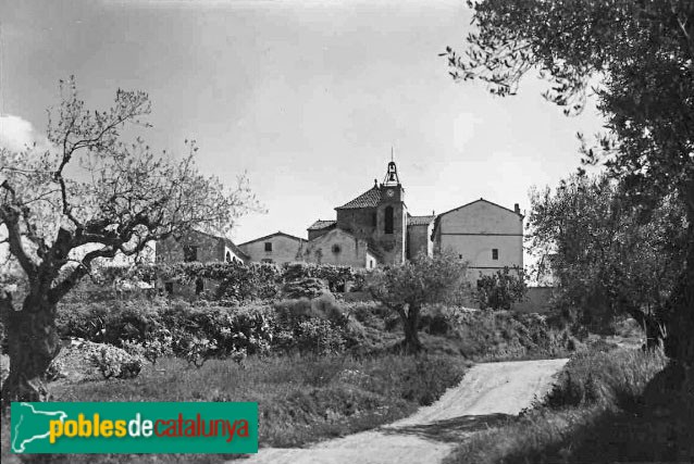 Bigues i Riells del Fai - Església de Sant Pere de Bigues. Postal antiga Bigues i Riells del Fai - Església de Sant Pere de Bigues. Postal antiga