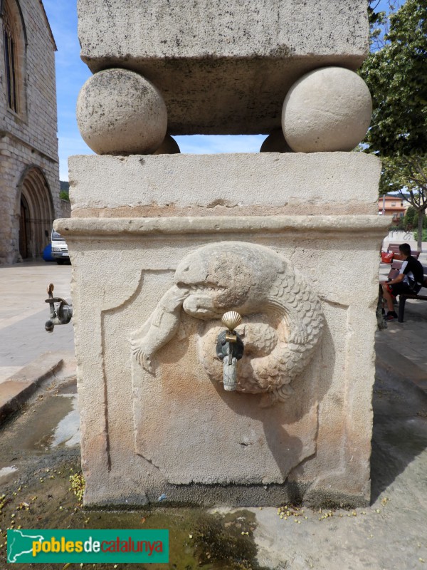 Montblanc - Font de Sant Francesc (Foto: Valentí Pons, 2024) Montblanc - Font de Sant Francesc