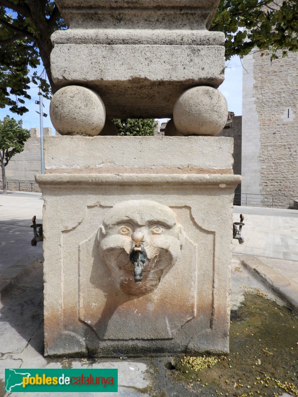 Montblanc - Font de Sant Francesc (Foto: Valentí Pons, 2024) Montblanc - Font de Sant Francesc