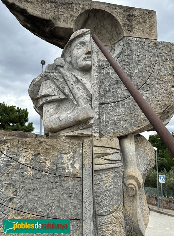 Bigues i Riells del Fai - Monument d'homenatge als talladors (Foto: Albert Esteves, 2024) Bigues i Riells del Fai - Monument d'homenatge als talladors