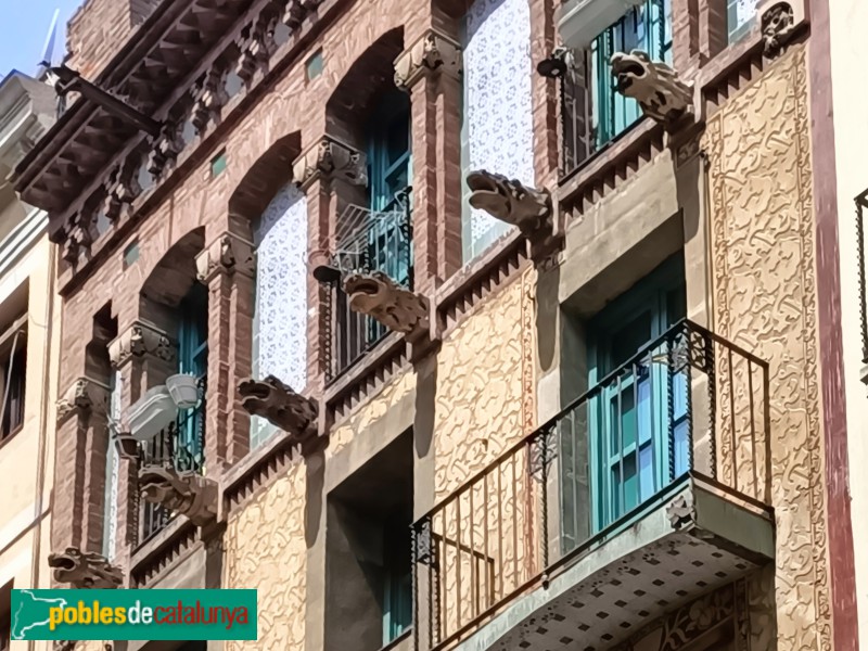 Barcelona - Marquès de Barberà, 24 (Casa Carlos de Llanza) (Foto: Anna Corcoll, 2024) Barcelona - Marquès de Barberà, 24 (Casa Carlos de Llanza)