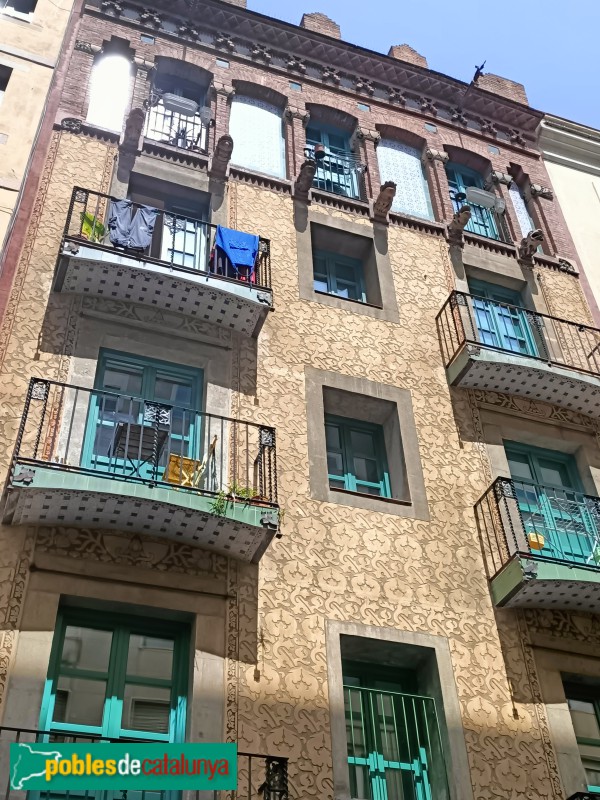 Barcelona - Marquès de Barberà, 24 (Casa Carlos de Llanza) (Foto: Anna Corcoll, 2024) Barcelona - Marquès de Barberà, 24 (Casa Carlos de Llanza)