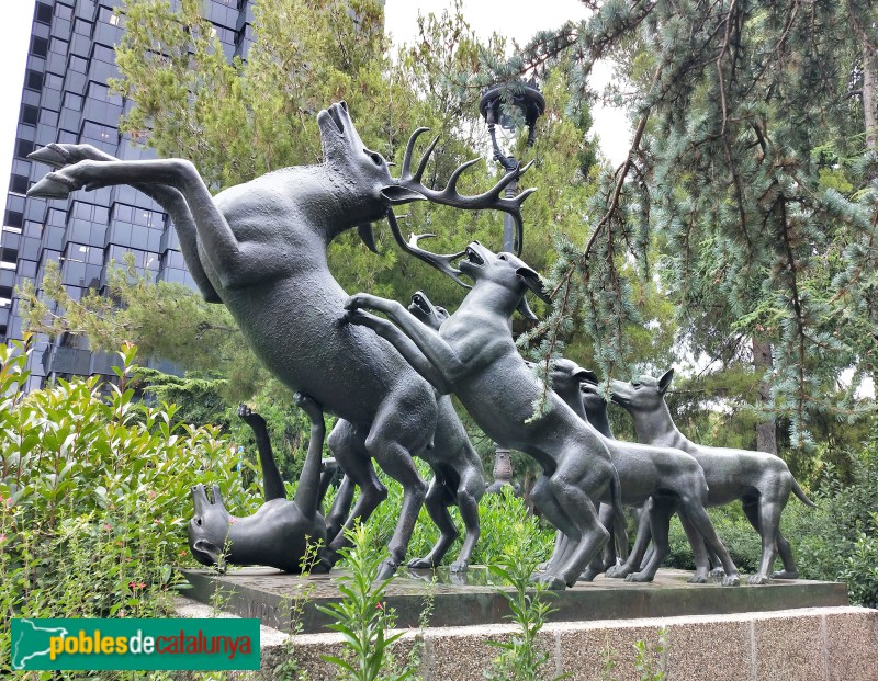 Barcelona - Escultures d'animals als Jardins Vicens Vives (Foto: Anna Corcoll, 2020) Barcelona - Escultures d'animals als Jardins Vicens Vives