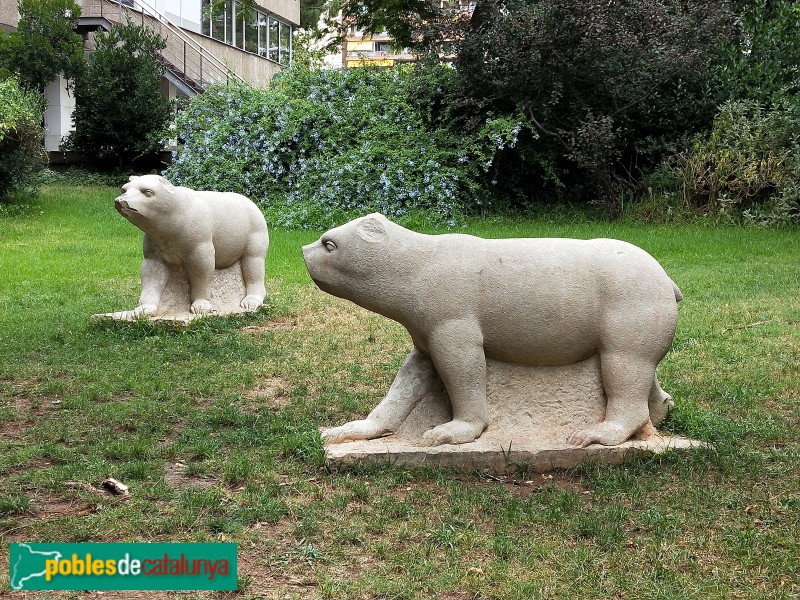 Barcelona - Escultures d'animals als Jardins Vicens Vives (Foto: Anna Corcoll, 2020) Barcelona - Escultures d'animals als Jardins Vicens Vives