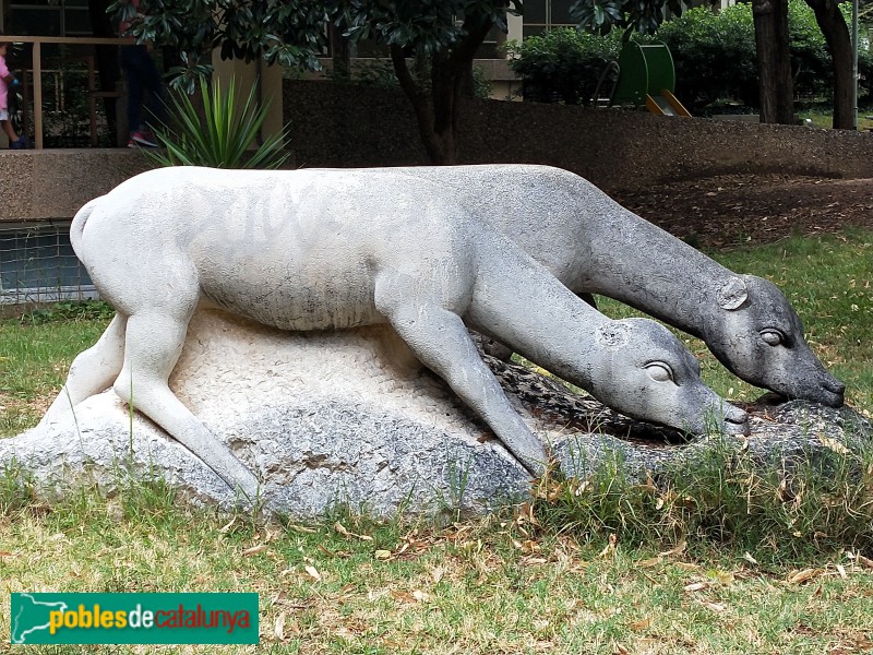 Barcelona - Escultures d'animals als Jardins Vicens Vives (Foto: Anna Corcoll, 2020) Barcelona - Escultures d'animals als Jardins Vicens Vives