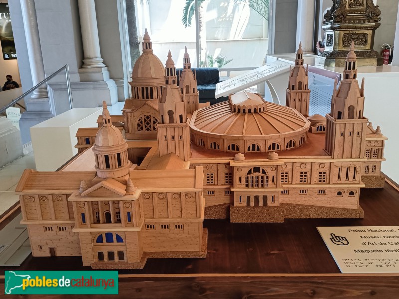 Barcelona - Palau Nacional. Maqueta (Foto: Anna Corcoll, 2022) Barcelona - Palau Nacional. Maqueta