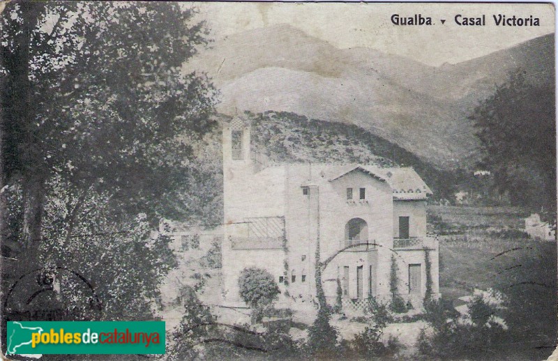 Gualba - Torre Montells (o Monteys). Postal antiga Gualba - Torre Montells (o Monteys). Postal antiga