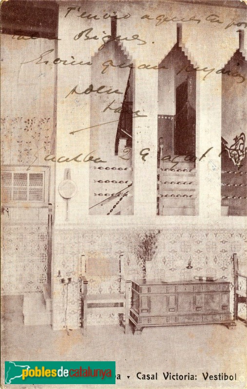Gualba - Torre Montells (o Monteys). Postal antiga Gualba - Torre Montells (o Monteys). Postal antiga