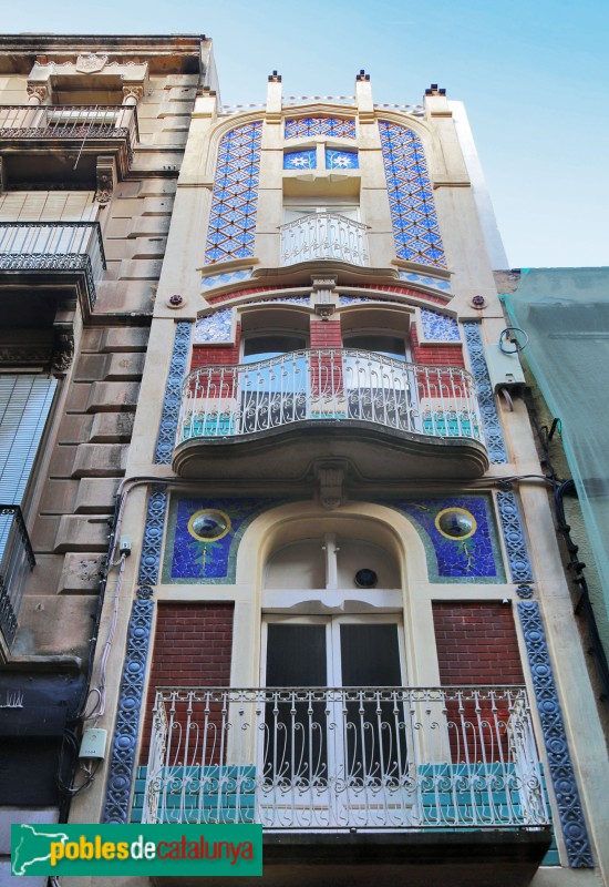Reus - Carrer Monterols, 15 (Casa Laguna) (Foto: Albert Esteves, 2024) Reus - Carrer Monterols, 15 (Casa Laguna)