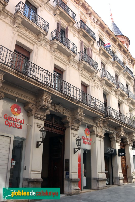 Reus - Carrer Llovera, 54-56 (Casa Boule) (Foto: Albert Esteves, 2024) Reus - Carrer Llovera, 54-56 (Casa Boule)