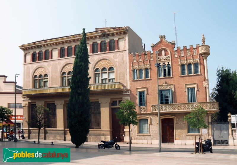 Reus - Casa Rull i casa Gasull (Foto: Albert Esteves, 2024) Reus - Casa Rull i casa Gasull