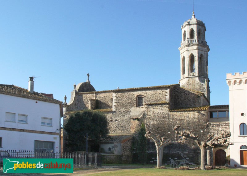 Vilobí d'Onyar - Església de Sant Esteve (Foto: Albert Esteves, 2012) Vilobí d'Onyar - Església de Sant Esteve