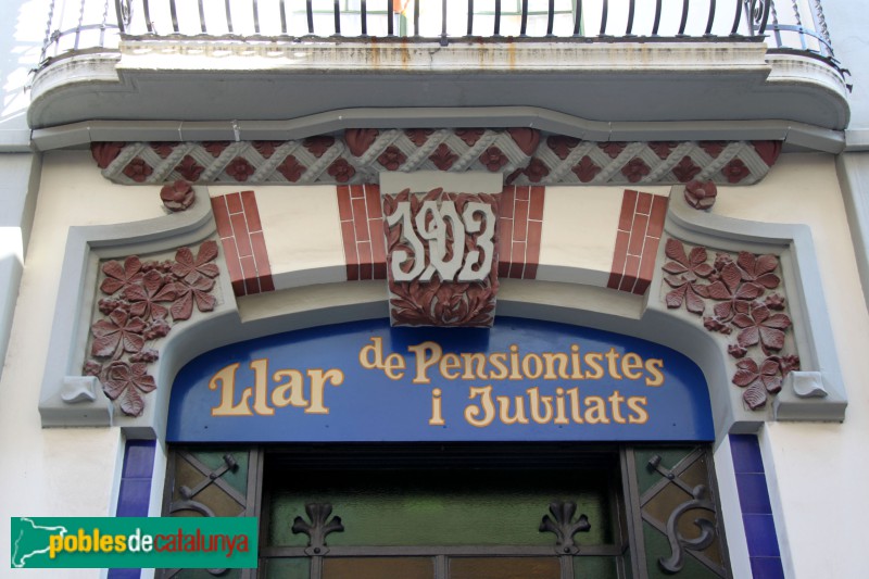 Santa Coloma de Farners - Antic Casino (Foto: Albert Esteves, 2011) Santa Coloma de Farners - Antic Casino