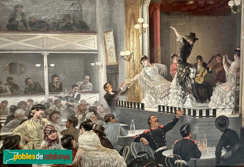 Reus - Museu Vilaseca. Ball flamenc (Josep Llovera, 1892-96) (Foto: Albert Esteves, 2024) Reus - Museu Vilaseca. Ball flamenc (Josep Llovera, 1892-96)