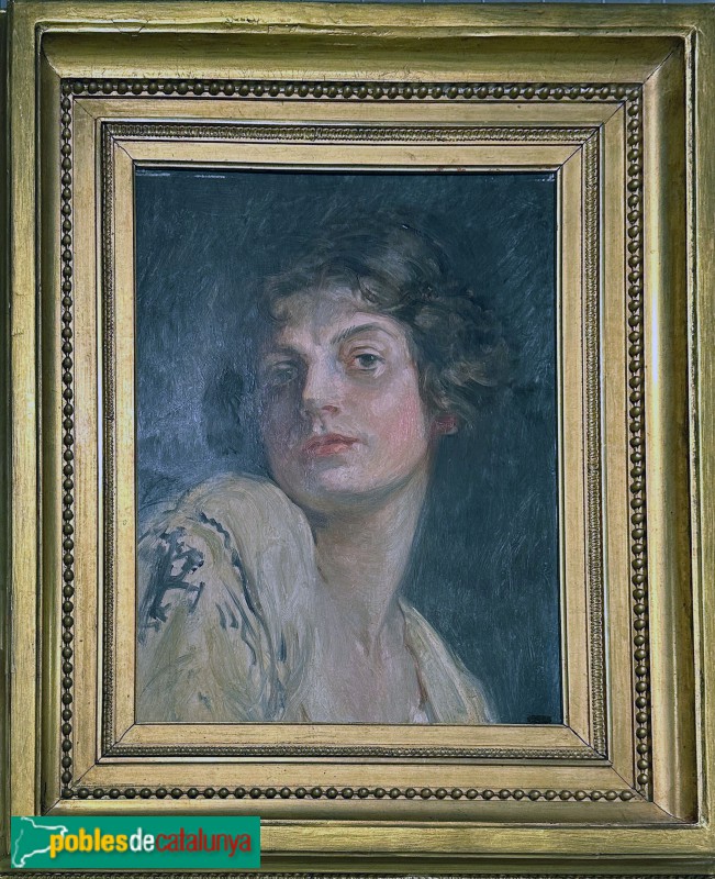 Reus - Museu Vilaseca. Henriette Nigrin (Marià Fortuny Madrazo, 1900) (Foto: Albert Esteves, 2024) Reus - Museu Vilaseca. Henriette Nigrin (Marià Fortuny Madrazo, 1900)