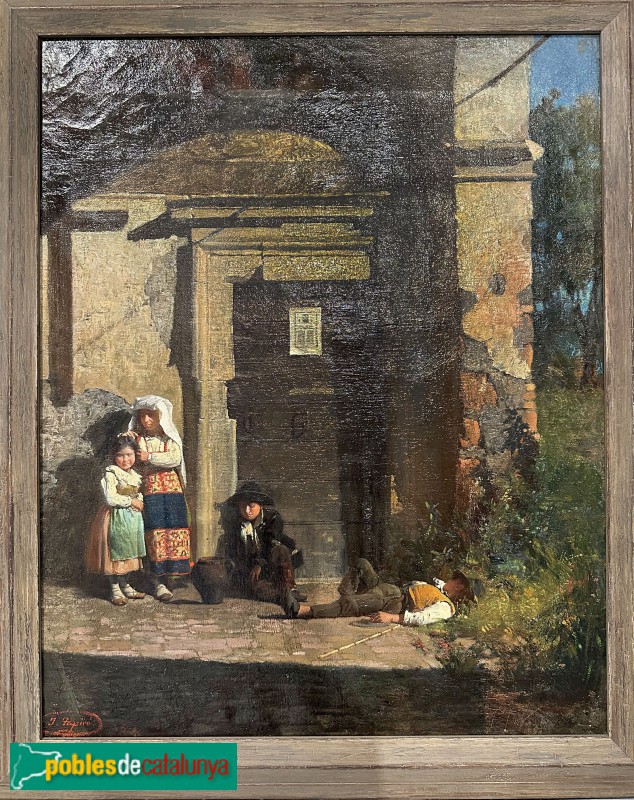 Reus - Museu Vilaseca. Roma (Josep Tapiró, 1865-1873) (Foto: Albert Esteves, 2024) Reus - Museu Vilaseca. Roma (Josep Tapiró, 1865-1873)