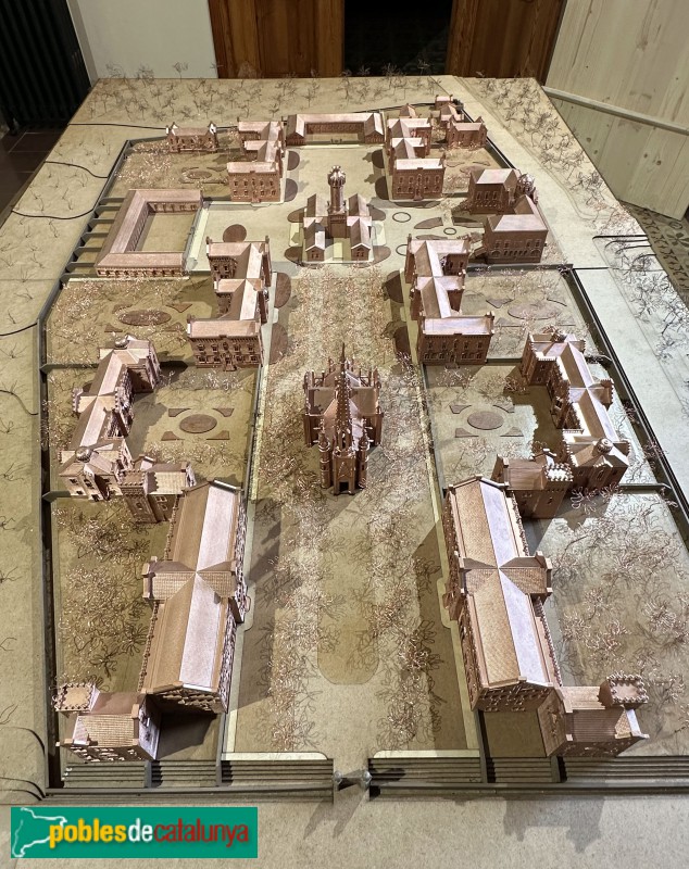 Reus - Institut Pere Mata. Maqueta (Foto: Albert Esteves, 2024) Reus - Institut Pere Mata. Maqueta