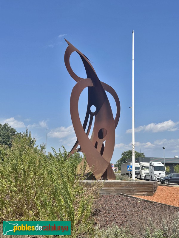 Santa Coloma de Farners - Escultura <i>Al·legoria </i> (Foto: Albert Esteves, 2024) Santa Coloma de Farners - Escultura <i>Al·legoria </i>