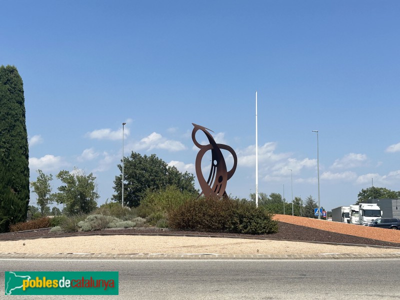 Santa Coloma de Farners - Escultura <i>Al·legoria </i> (Foto: Albert Esteves, 2024) Santa Coloma de Farners - Escultura <i>Al·legoria </i>