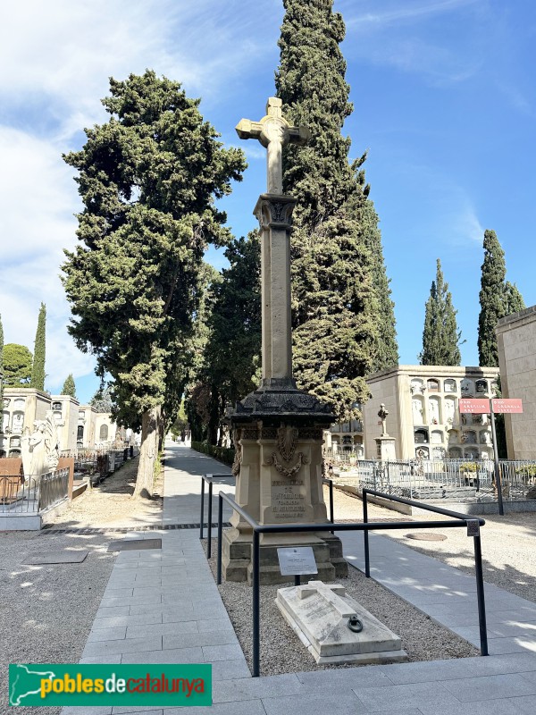 Cementiri de Reus. Monument a Josep Sardà i Cailà