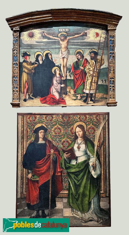 Museu d'Art de Girona - Retaule de Sant Iscle i Santa Victòria (Millars - Madremanya), de Pere Mates, segle XVI (Foto: Albert Esteves, 2024) Museu d'Art de Girona - Retaule de Sant Iscle i Santa Victòria (Millars - Madremanya), de Pere Mates, segle XVI