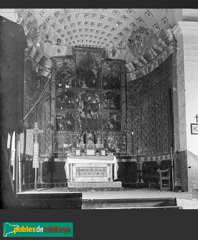 Cruïlles - Monestir de Sant Miquel de Cruïlles (Foto: Josep Salvany -Fons Salvany. Biblioteca de Catalunya-, 1917) Cruïlles - Monestir de Sant Miquel de Cruïlles