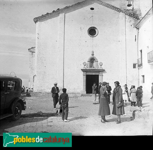 Sant Martí Vell - Santuari de la M.D. dels Àngels (Foto: <i>Òscar Torras -Arxiu Fotogràfic Centre Excursionista de Catalunya-</i>, 1932) Sant Martí Vell - Santuari de la M.D. dels Àngels