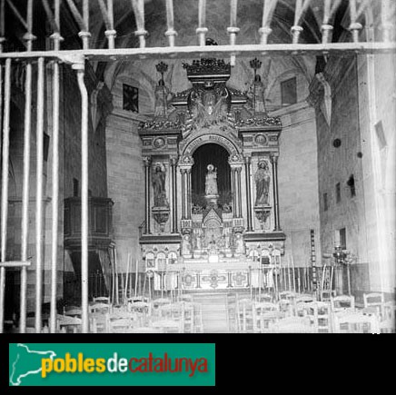 Sant Martí Vell - Santuari de la M.D. dels Àngels (Foto: <i>Marcel·lí Gausachs -Arxiu Fotogràfic Centre Excursionista de Catalunya-</i>, 1920-25) Sant Martí Vell - Santuari de la M.D. dels Àngels