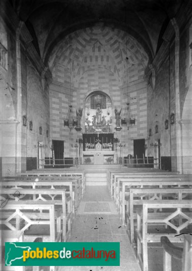 Sant Martí Vell - Santuari de la M.D. dels Àngels (Foto: <i>Valentí Fargnoli -INSPAI-</i>, 1915-35) Sant Martí Vell - Santuari de la M.D. dels Àngels