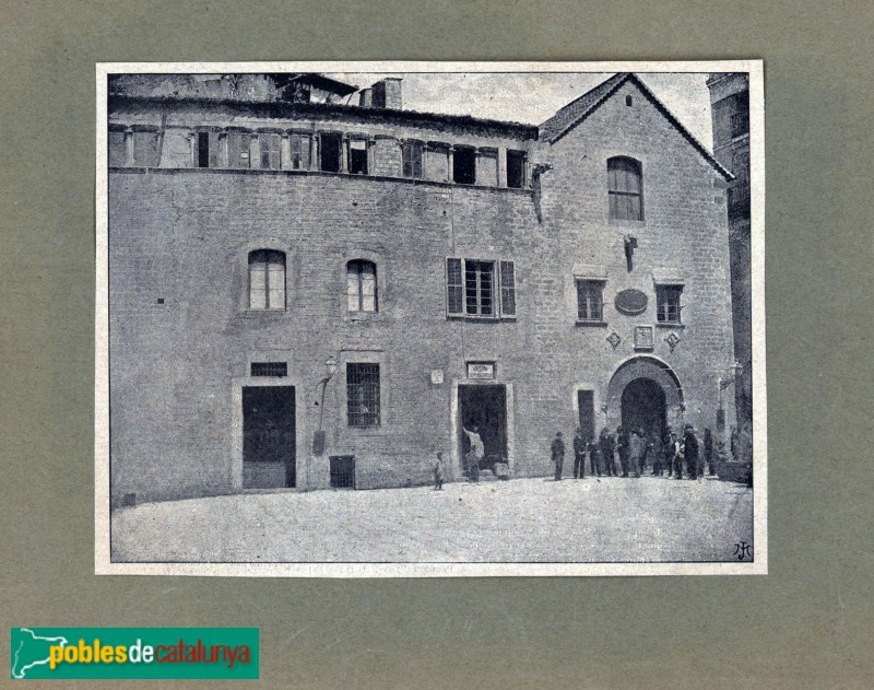 Barcelona - Pia Almoina (Foto: Arxiu Històric de la Ciutat de Barcelona c1900) Barcelona - Pia Almoina