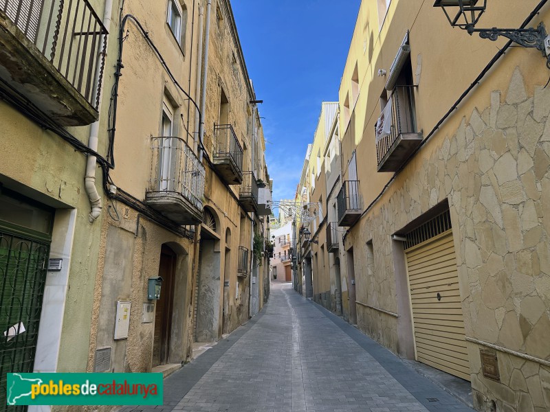 Un carrer de Castellvell del Camp (Foto: Albert Esteves, 2024) Un carrer de Castellvell del Camp