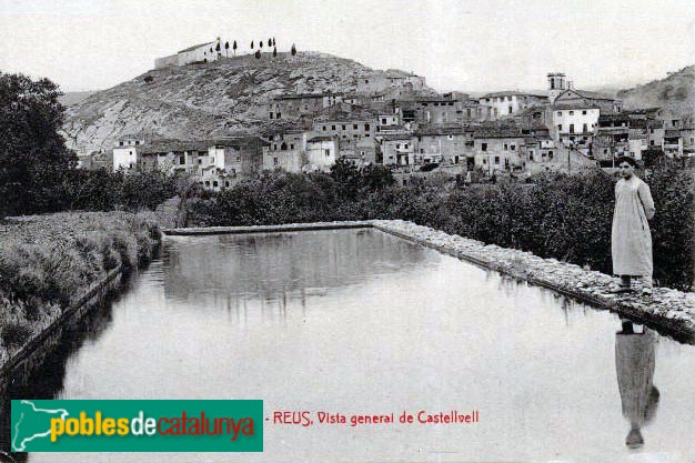 Castellvell del Camp. Postal antiga Castellvell del Camp. Postal antiga