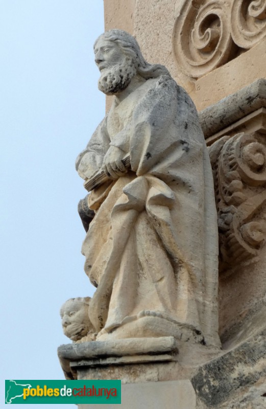 Maspujols - Església de Santa Maria Assumpta. Sant Marc (Foto: Albert Esteves, 2024) Maspujols - Església de Santa Maria Assumpta. Sant Marc