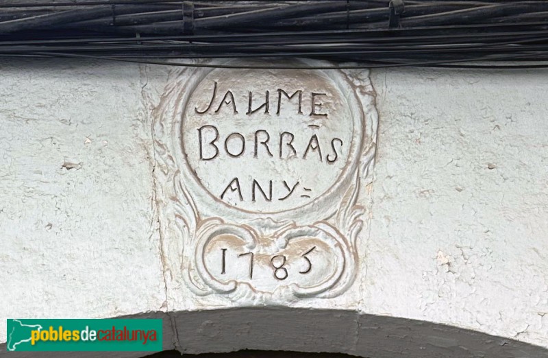 Les Borges del Camp - Portal 1785 (Jaume Borràs) (Foto: Albert Esteves, 2024) Les Borges del Camp - Portal 1785 (Jaume Borràs)
