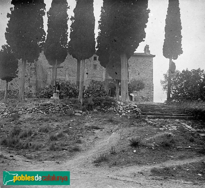 L'Aleixar - Ermita de Sant Blai (Foto: <i>Josep Salvany -Fons Salvany. Biblioteca de Catalunya-</i>, 1924) L'Aleixar - Ermita de Sant Blai