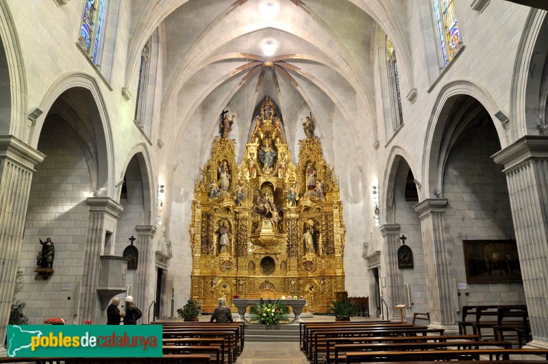 Cassà de la Selva - Església de Sant Martí. Retaule barroc reconstruït (Foto: <i>Jordi Contijoch -Calaix.gencat.cat-</i>, 2013) Cassà de la Selva - Església de Sant Martí. Retaule barroc reconstruït