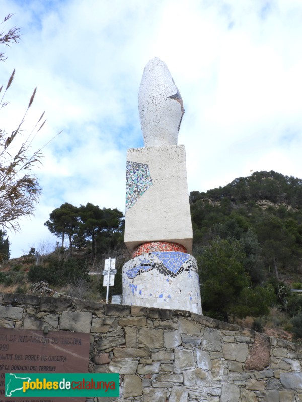 Gallifa - Monument del Mil·lenari (Foto: Valentí Pons, 2025) Gallifa - Monument del Mil·lenari