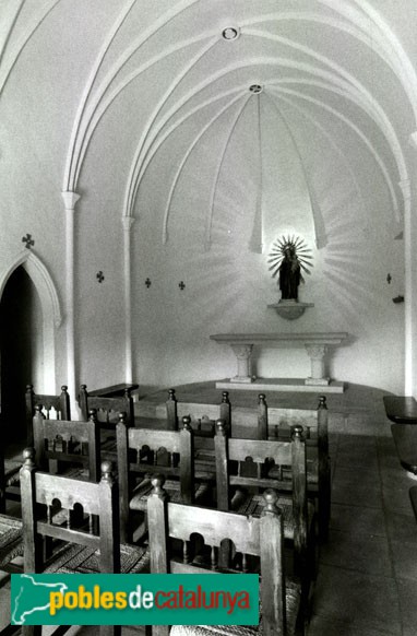 Llagostera - Torre Albertí. Interior de la capella del Roser