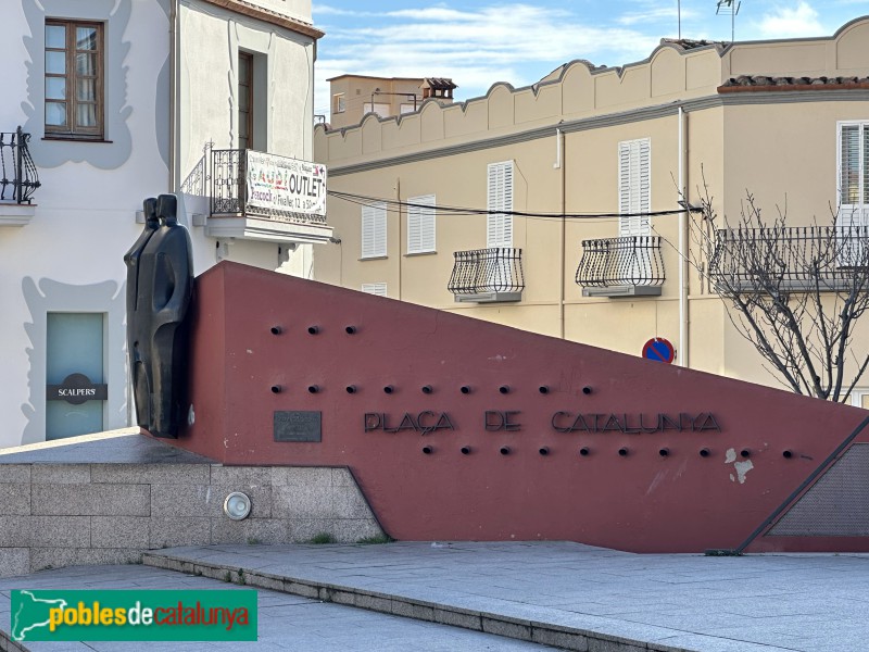 Llagostera - Escultura <i>Gènesi</i>