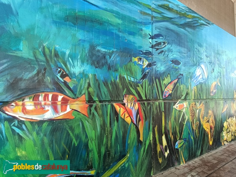 Barcelona - Mural de l'Aquarium