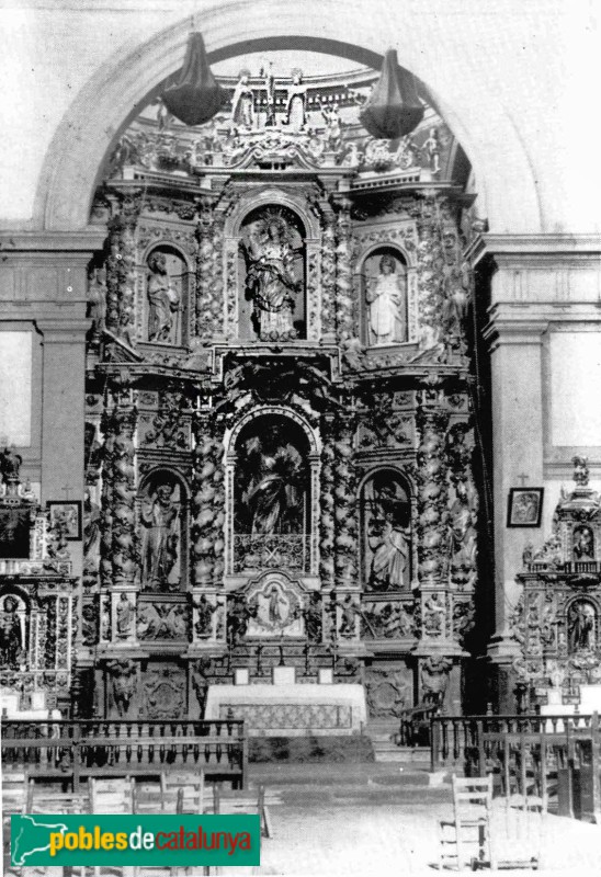 La Selva del Camp - Església de Sant Andreu. Retaule (destruït)