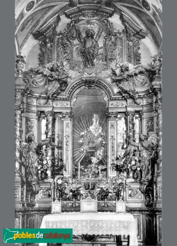 la Selva del Camp- Ermita de Paretdelgada. Retaule destruït