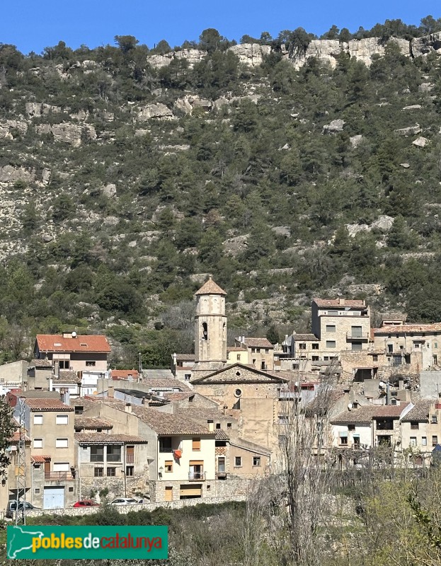 Arbolí - Església de Sant Andreu (Foto: Albert Esteves, 2025) Arbolí - Església de Sant Andreu