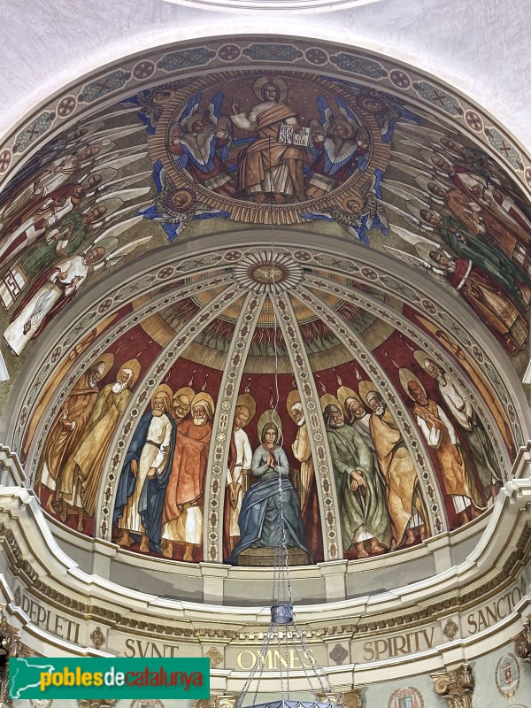 Mont-roig del Camp - Església Nova de Sant Miquel. Pintures murals (Foto: Albert Esteves, 2025) Mont-roig del Camp - Església Nova de Sant Miquel. Pintures murals