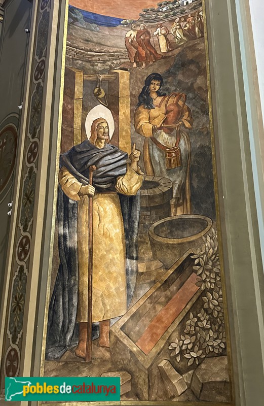 Mont-roig del Camp - Església Nova de Sant Miquel. Pintures murals (Foto: Albert Esteves, 2025) Mont-roig del Camp - Església Nova de Sant Miquel. Pintures murals
