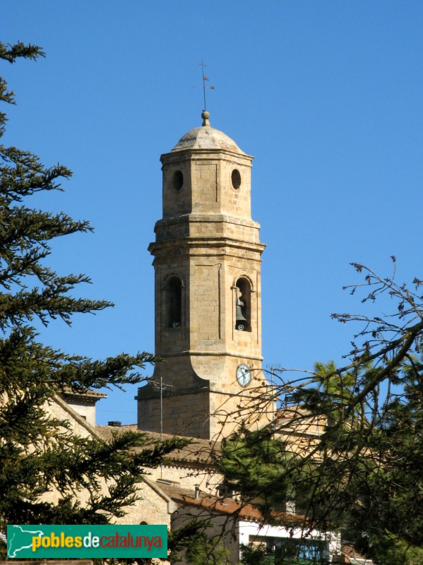 Vallclara - Església de Sant Joan. Campanar (Foto: Albert Esteves, 2010) Vallclara - Església de Sant Joan. Campanar